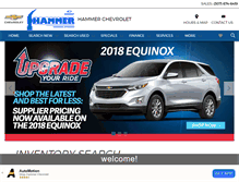 Tablet Screenshot of hammerchevy.com